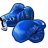 Boxing Gloves Blue Icon