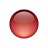 Bullet Ball Glass Red Icon