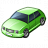 Car Compact Green Icon