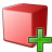 Cube Red Add Icon