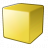 Cube Yellow Icon