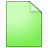 Document Plain Green Icon