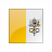 Flag Vatican City Icon