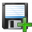 Floppy Disk Add Icon