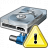 Hard Drive Network Warning Icon
