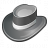 Hat Grey Icon