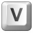 Keyboard Key V Icon