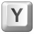 Keyboard Key Y Icon