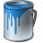 Paint Bucket Blue Icon