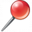 Pin Red Icon