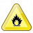 Sign Warning Flammable Icon