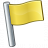 Signal Flag Yellow Icon