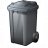 Waste Container Grey Icon