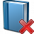 Book Blue Delete Icon 48x48