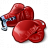 Boxing Gloves Red Icon 48x48