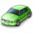 Car Compact Green Icon 48x48