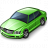 Car Sedan Green Icon 48x48