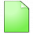 Document Plain Green Icon 48x48