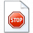 Document Stop Icon 48x48