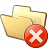 Folder Error Icon 48x48