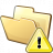 Folder Warning Icon 48x48