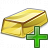 Gold Bar Add Icon 48x48