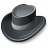 Hat Black Icon 48x48
