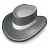 Hat Grey Icon 48x48