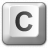 Keyboard Key C Icon 48x48