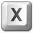 Keyboard Key X Icon 48x48
