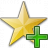 Star Yellow Add Icon 48x48