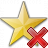 Star Yellow Delete Icon 48x48
