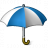 Umbrella Open Icon 48x48