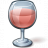Wine Rose Glass Icon 48x48