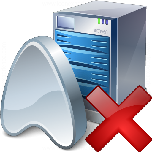 Application Server Delete Icon