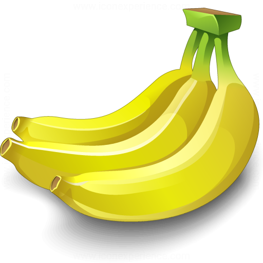 banana PNG image transparent image download, size: 512x512px