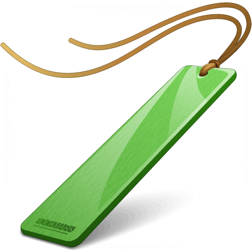 Bookmark Green Icon