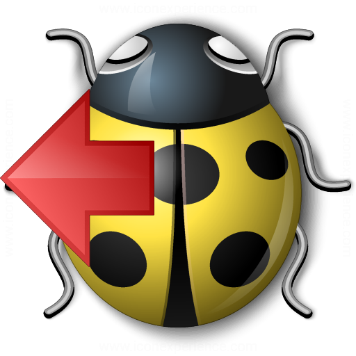 Bug Yellow Previous Icon