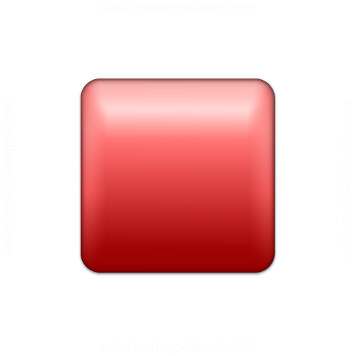 Bullet Square Red Icon
