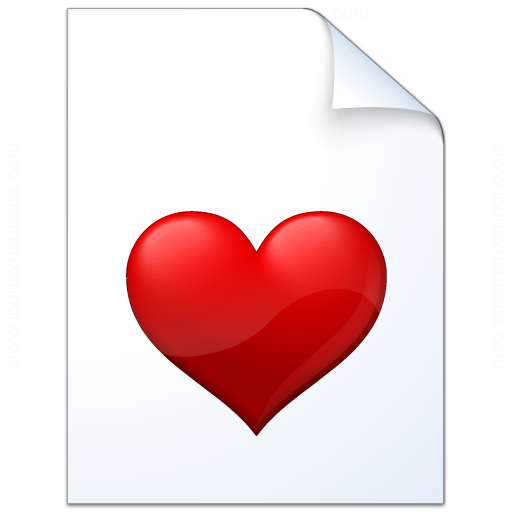 Document Heart Icon