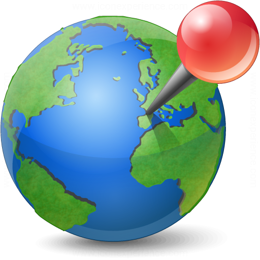 Earth Location Icon
