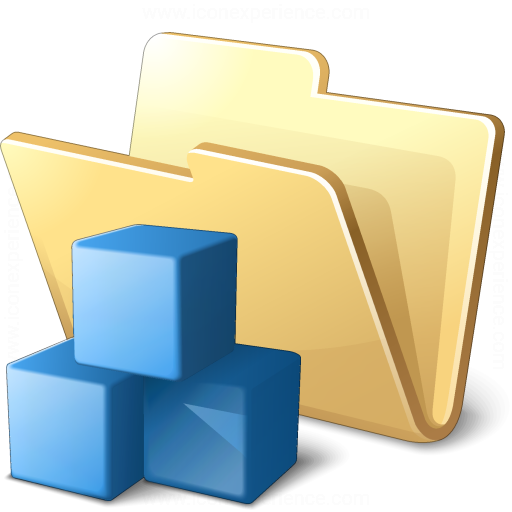 Folder Cubes Icon