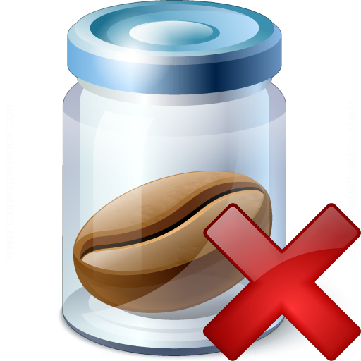 Jar Bean Delete Icon