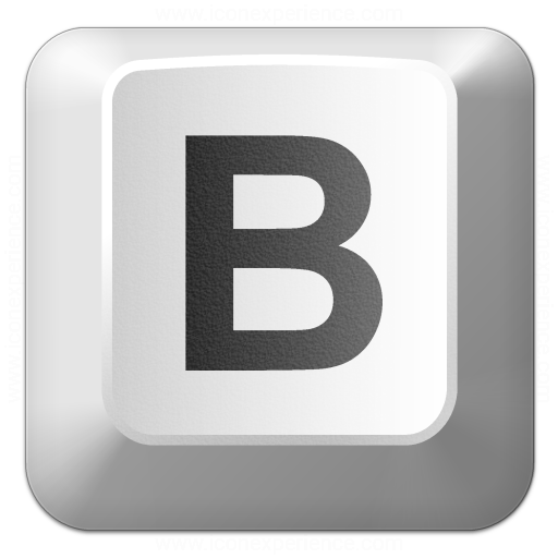 Keyboard Key B Icon