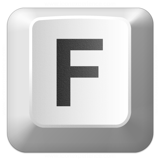 IconExperience » V-Collection » Keyboard Key F Icon