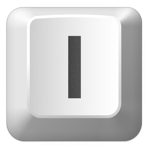IconExperience » V-Collection » Keyboard Key I Icon