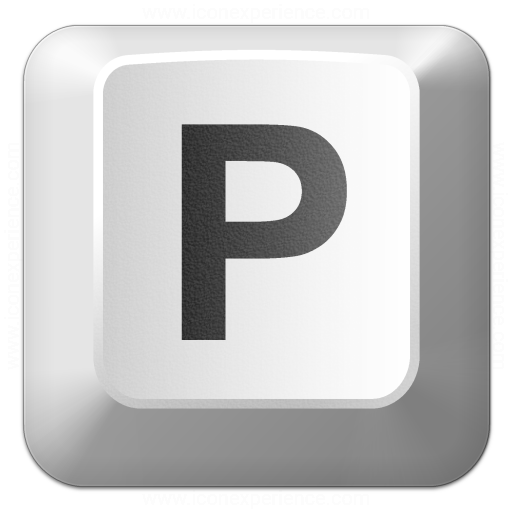 Keyboard Key P Icon
