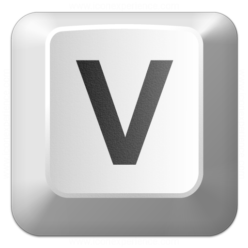 Keyboard Key V Icon