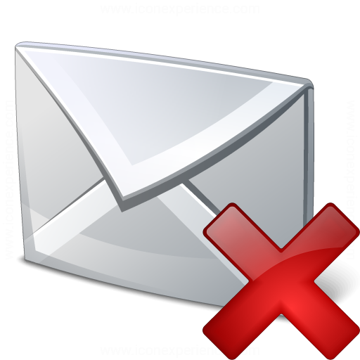 Mail Delete Icon