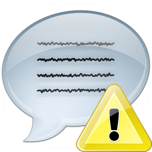 Message Warning Icon